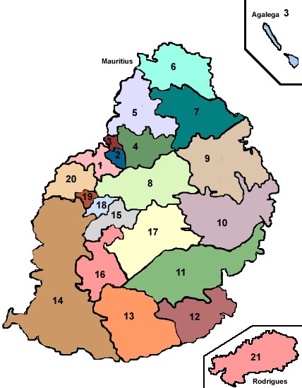 Constituency Boundaries, Legislative Election 2000